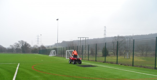 Artificial Rugby Field Maintenance in Eaton